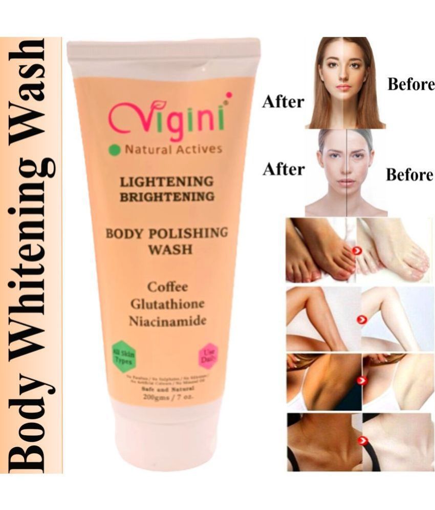     			Vigini Skin Whitening So@ap Serum Cream So@ap Free Body Cream Wash Lightening Brightening Face Serum  200 mL D Tan De Pigmentation  Glutathione Coffee