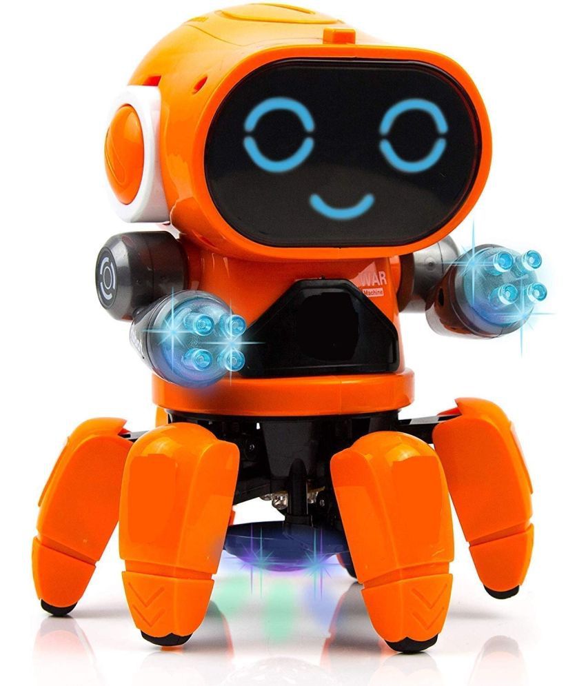 Intelligent Bot Robot Dancing Toys (with Music and Led Flashing Lights)