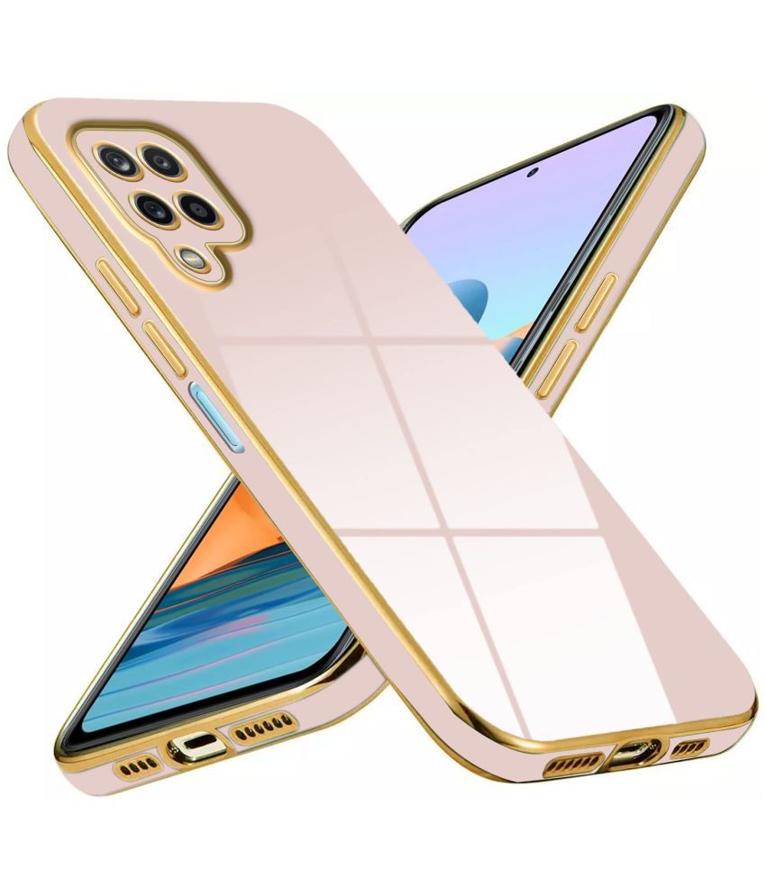     			NBOX - Pink Silicon Plain Cases Compatible For Samsung Galaxy A12 ( Pack of 1 )