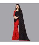 ANAND SAREES - Red Georgette Saree With Blouse Piece ( Pack of 1 )