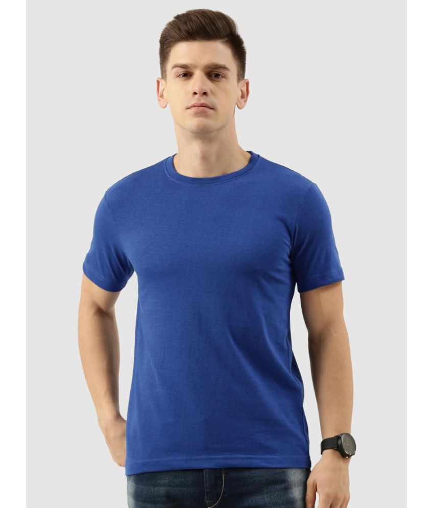     			Bene Kleed - Blue Cotton Blend Regular Fit Men's T-Shirt ( Pack of 1 )