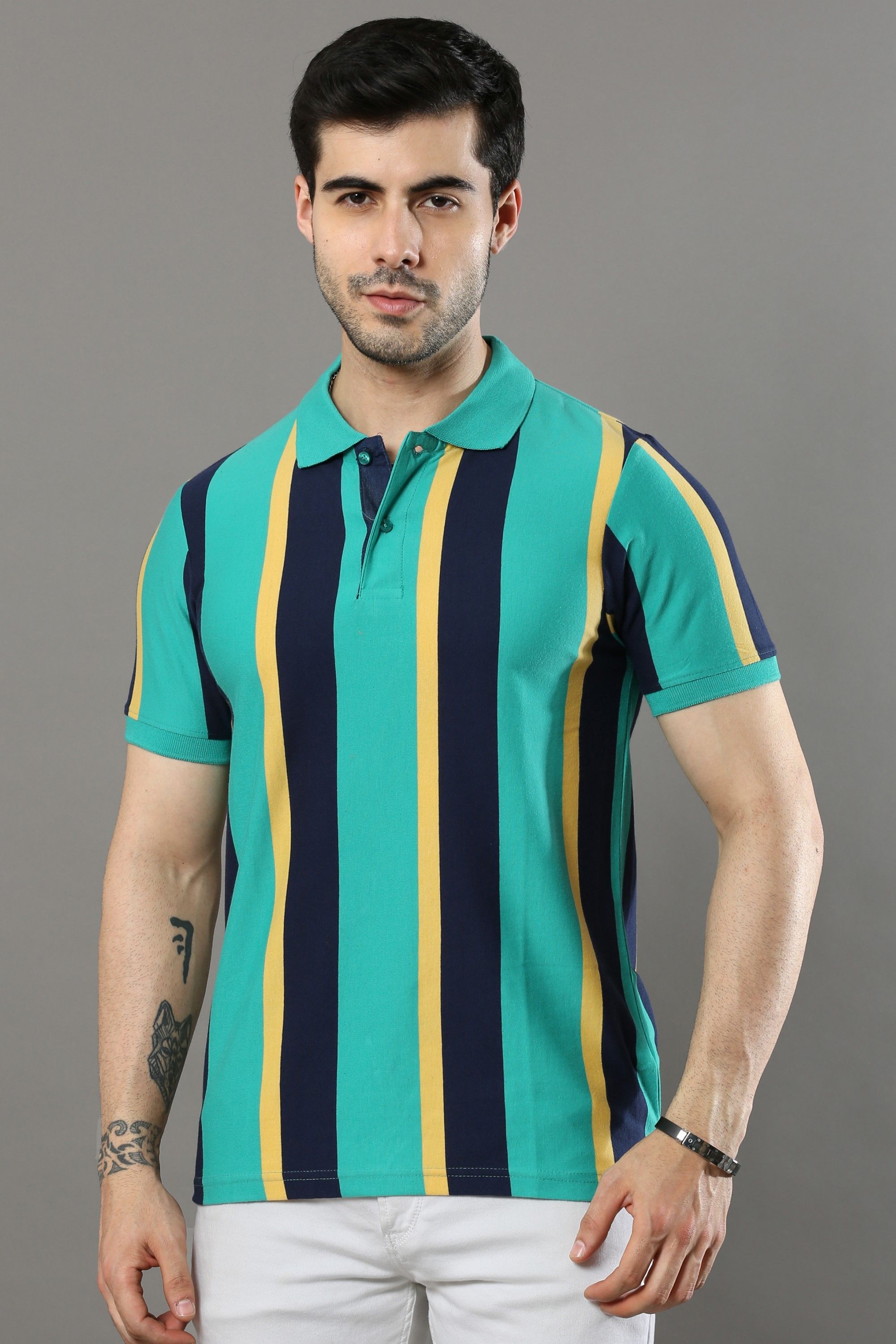     			Cool Colors - Green Cotton Regular Fit Men's Polo T Shirt ( Pack of 1 )