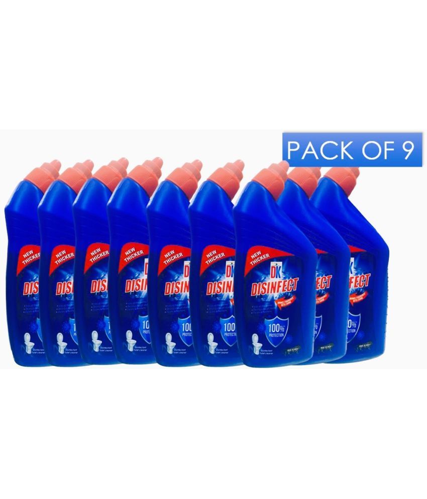     			DK DISINFECT Toilet Cleaner Ready to Use Liquid ORIGINAL 500 Pack of 9