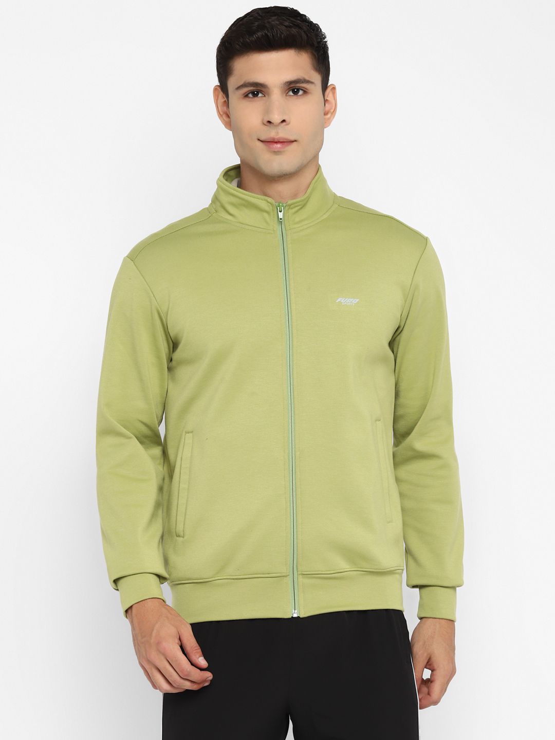     			FURO - Green Viscose Regular Fit Men's Sweatshirt ( Pack of 1 )