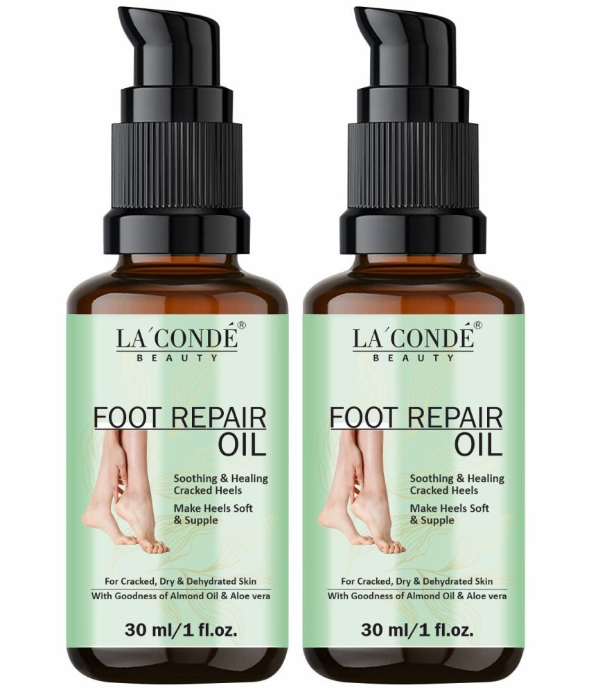     			La'Conde Foot Repair Oil  For Cracked Heels Foot Lotion ( 30 mL ) Pack of 2