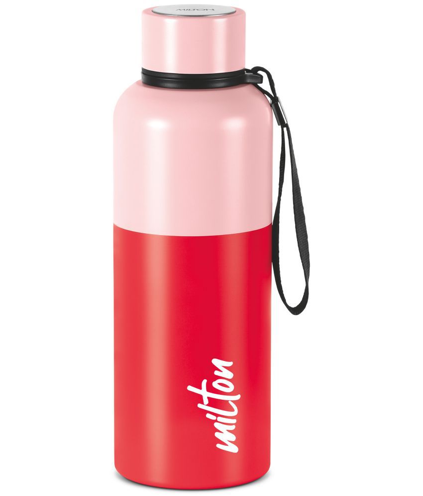     			Milton Ancy 750 Thermosteel Water Bottle, 750 ml, Red | 24 Hours Hot and Cold | Easy to Carry | Rust Proof | Tea | Coffee | Office| Gym | Home | Kitchen | Hiking | Trekking | Travel Bottle