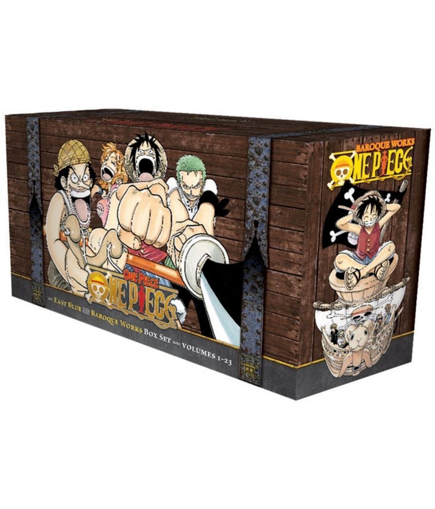     			One Piece Box Set 1: East Blue and Baroque Works: Volumes 1-23 with Premium by Eiichiro Oda