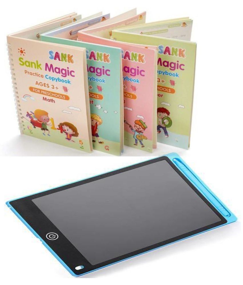     			Bentag combo of magic book and writing pad slate tablet