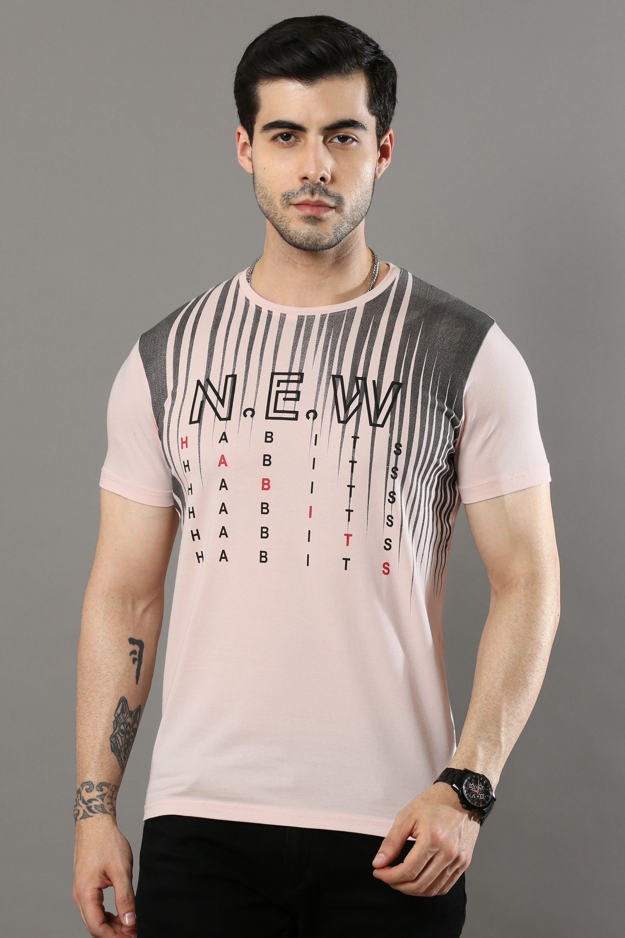     			Cool Colors - Pink Cotton Regular Fit Men's T-Shirt ( Pack of 1 )