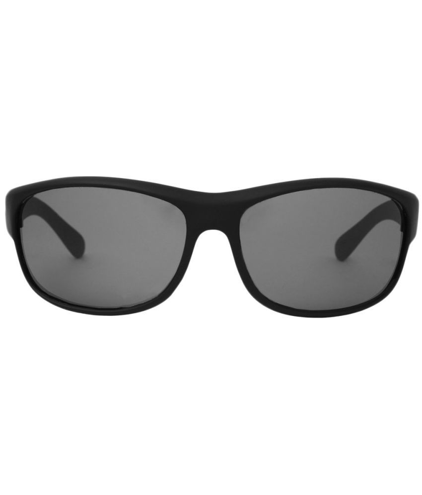     			Kanny Devis - Black Wrap Around Sunglasses ( Pack of 1 )