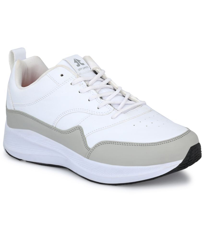     			OFF LIMITS - STUSSY White Men's Sports Running Shoes