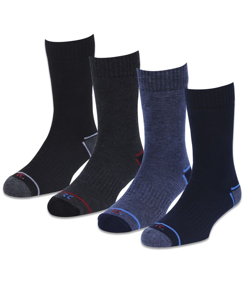     			RC. ROYAL CLASS - Woollen Men's Colorblock Multicolor Mid Length Socks ( Pack of 4 )