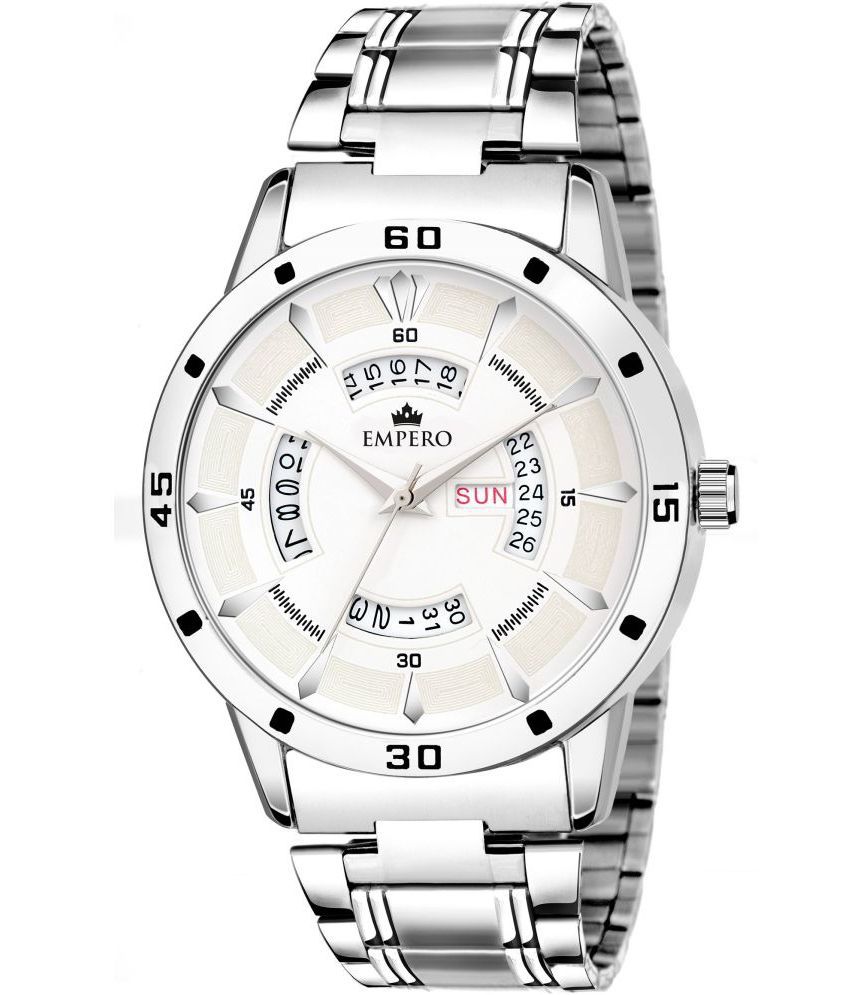     			EMPERO - Silver Stainless Steel Analog Men's Watch