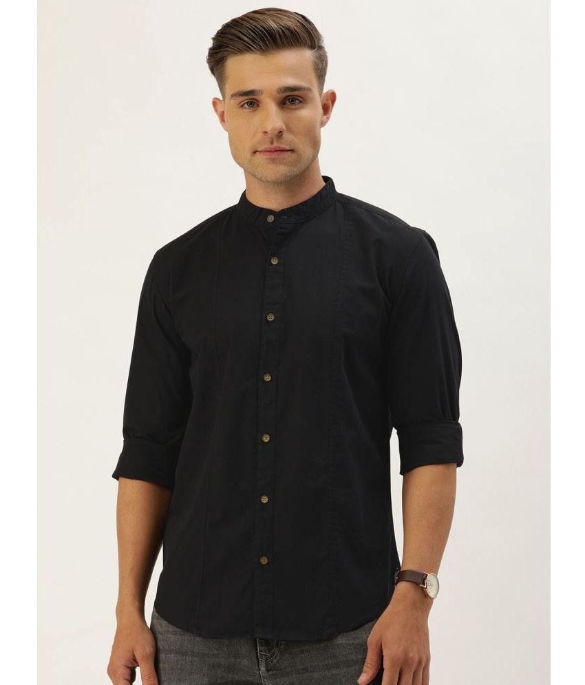     			IVOC - Black 100% Cotton Slim Fit Men's Casual Shirt ( Pack of 1 )