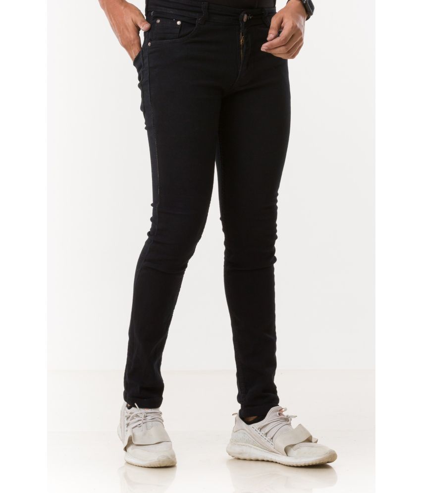     			L,Zard - Black Denim Slim Fit Men's Jeans ( Pack of 1 )