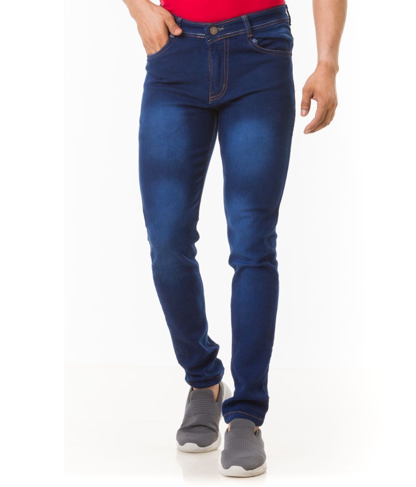     			L,Zard - Blue Cotton Blend Regular Fit Men's Jeans ( Pack of 1 )