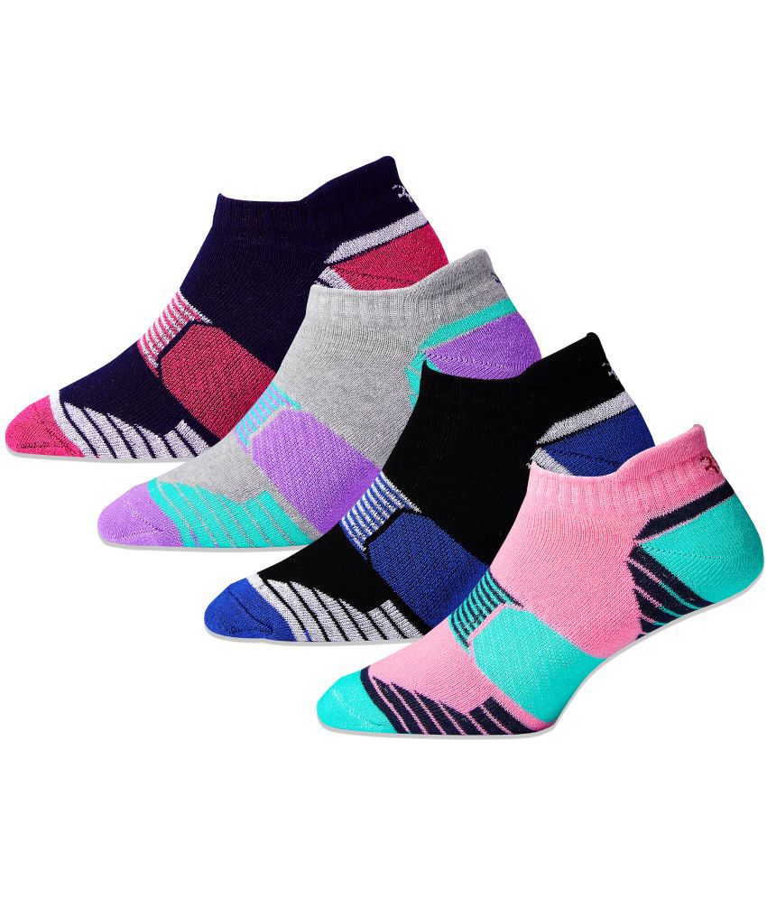     			RC. ROYAL CLASS - Multicolor Cotton Women's Ankle Length Socks ( Pack of 4 )