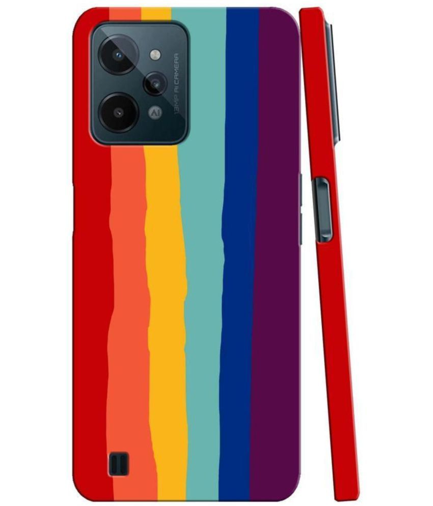     			T4U THINGS4U - Multicolor Polycarbonate Printed Back Cover Compatible For Realme C31 ( Pack of 1 )