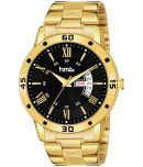 HMTe - Gold Metal Analog Men's Watch