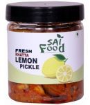 SAi Food FRESH Masalo Se Bana Sweet n Sour Premium Sweet Lemon Pickle Nimbu Ka Achar Pickle 250 g