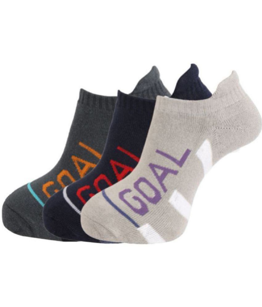    			Dollar Socks - Cotton Men's Self Design Multicolor Ankle Length Socks ( Pack of 3 )