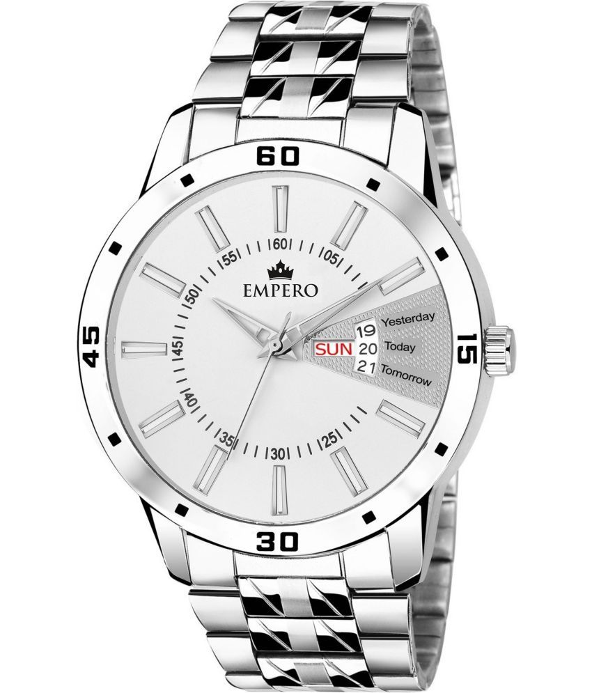     			EMPERO - Silver Stainless Steel Analog Men's Watch