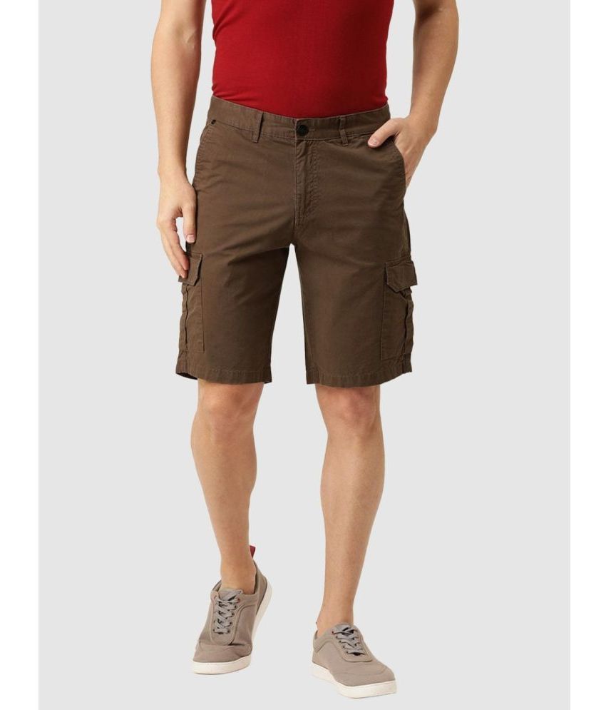     			IVOC - Brown Cotton Men's Cargos ( Pack of 1 )