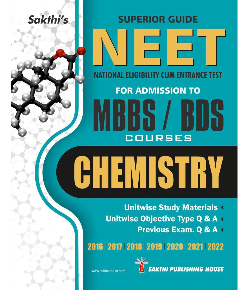    			Neet MBBS/BDS Chemistry Superior Guide: Study Materials, Multiple Choice Questions, and Previous Exam Q & A | Neet Study Materials & Practice Tests
