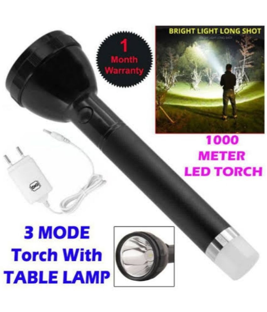     			ST - Above 50W Rechargeable Flashlight Torch ( Pack of 1 )