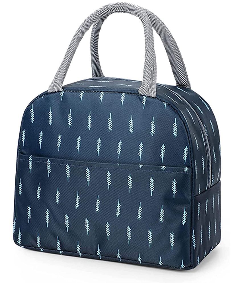     			House Of Quirk - Blue Polyester Lunch Bag