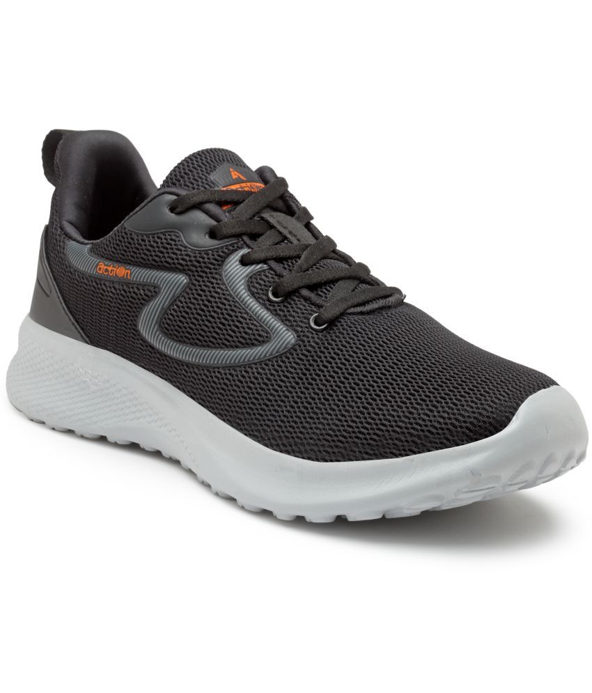     			Action - Black Men's Sports Running Shoes