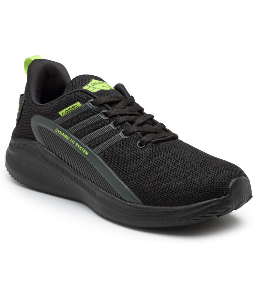     			Action - Black Men's Sports Running Shoes