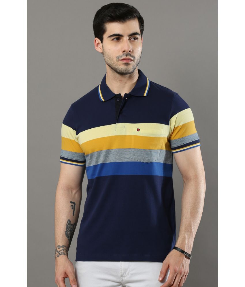     			Cool Colors - Multicolor Cotton Regular Fit Men's Polo T Shirt ( Pack of 1 )