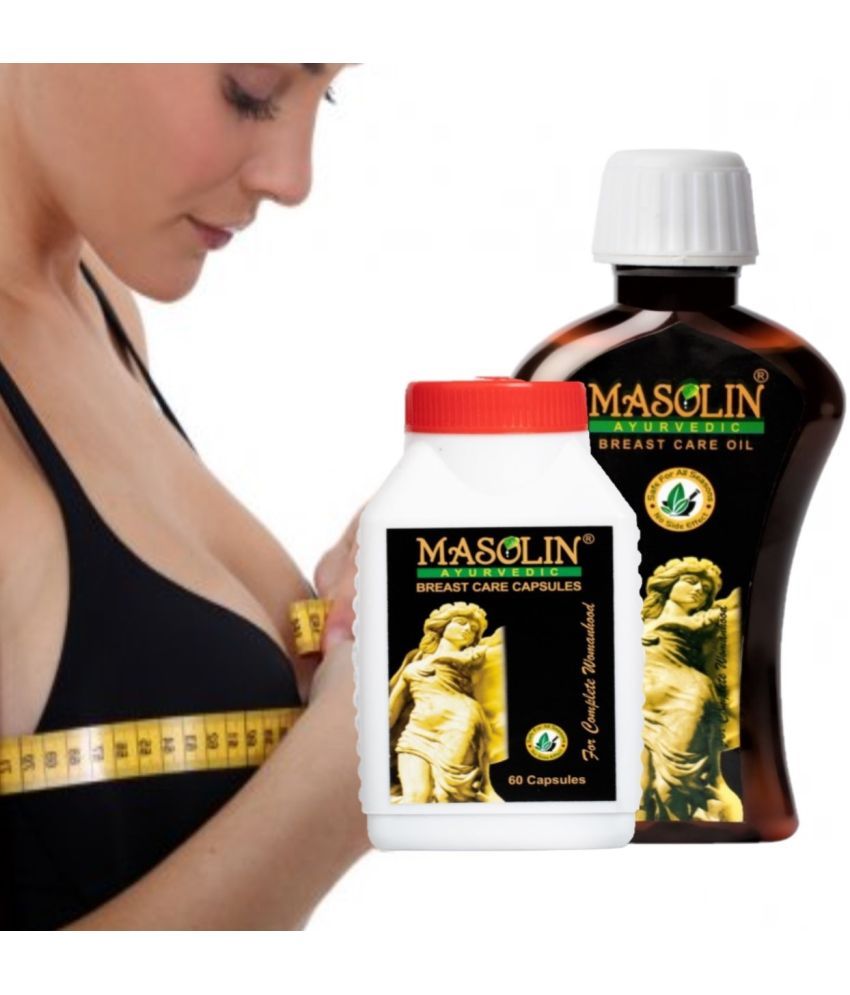     			MASOLIN HERBAL Breasst Oil 100ml & Capsule Oil 2 no.s Pack Of 1