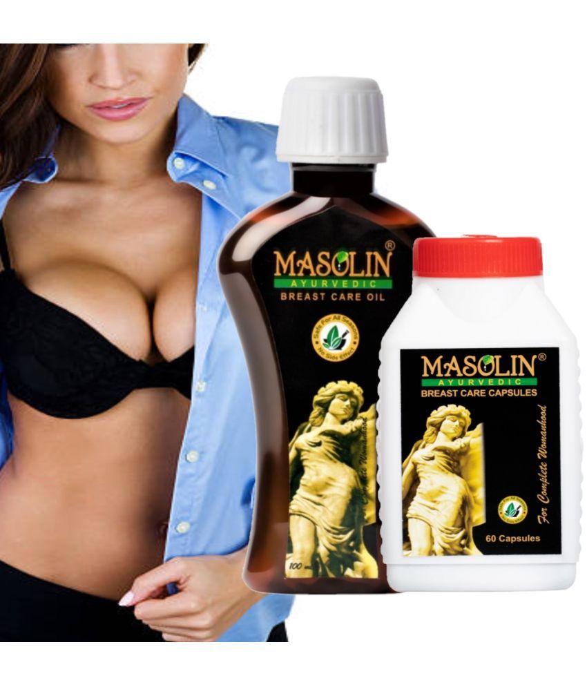     			MASOLIN HERBAL Brest Growth Oil 100ml & 60Caps Women Oil 2 no.s Pack Of 1