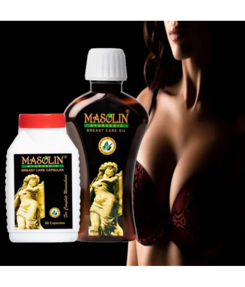     			MASOLIN HERBAL Chest Massage Oil & Capsule For Women Oil 2 no.s Pack Of 1