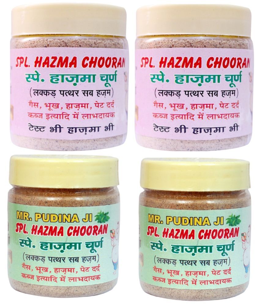     			My God Gift My God Gift Mr Pudina Ji and Special Hazma Churan -100 gm ( pack of 4) 400 gm