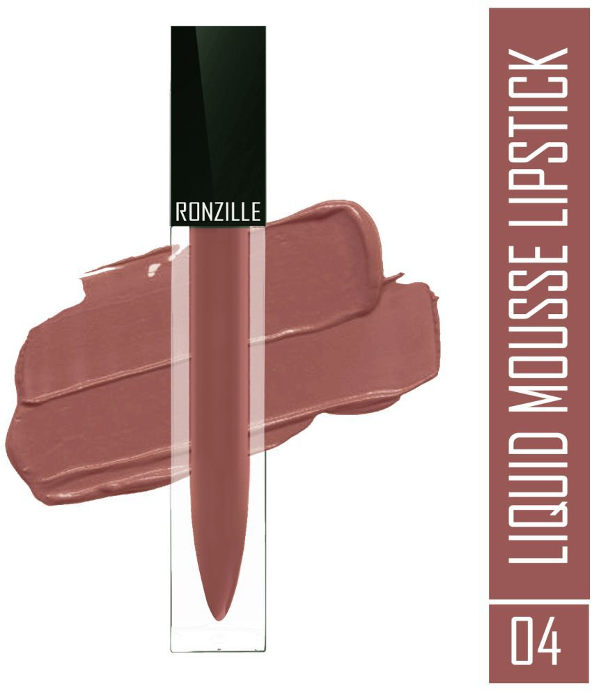     			Ronzille Fantastic Long smash mousse liquid lipstick -04