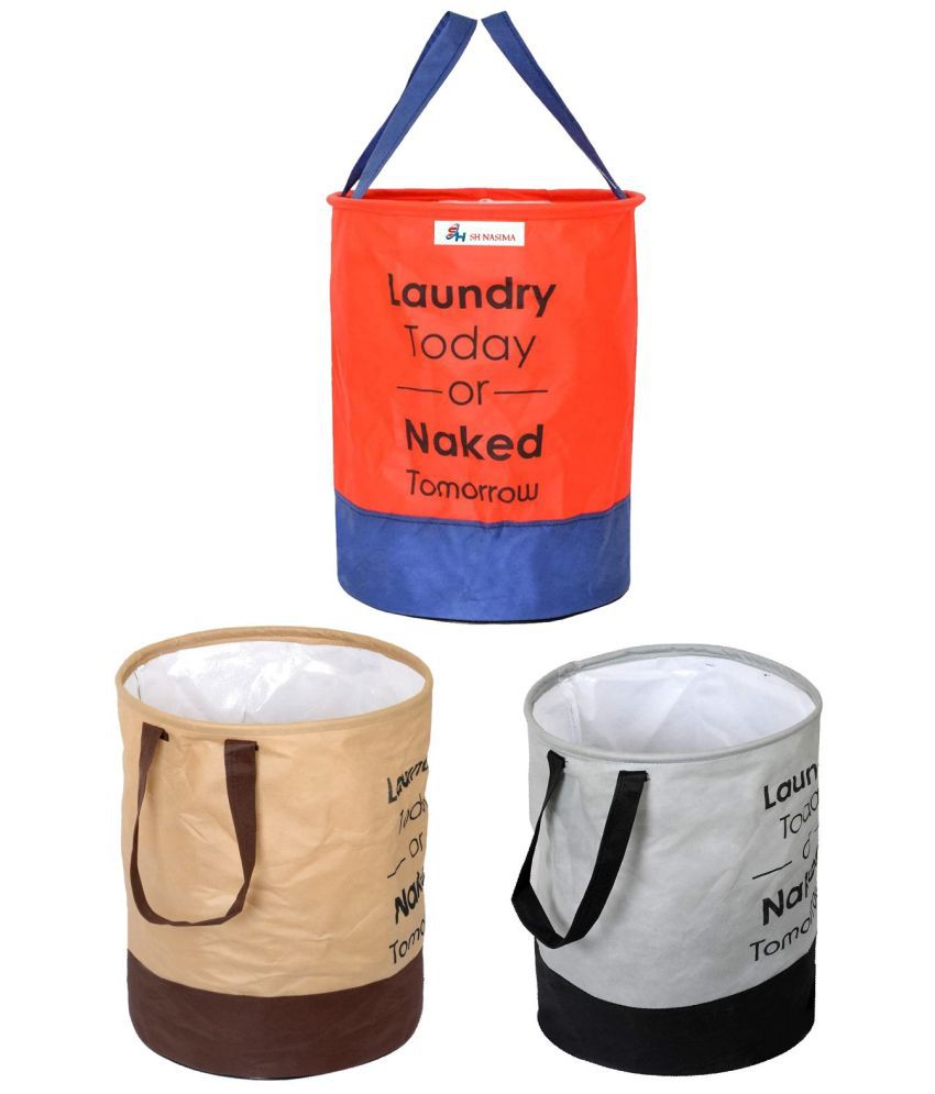     			SH. NASIMA - Muti-color Laundry Bag