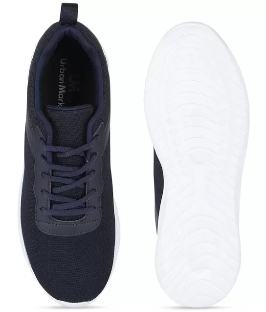 Buy SKECHERS Navy Go Walk Flex Synthetic Mesh Lace Up Mens Casual Shoes |  Shoppers Stop