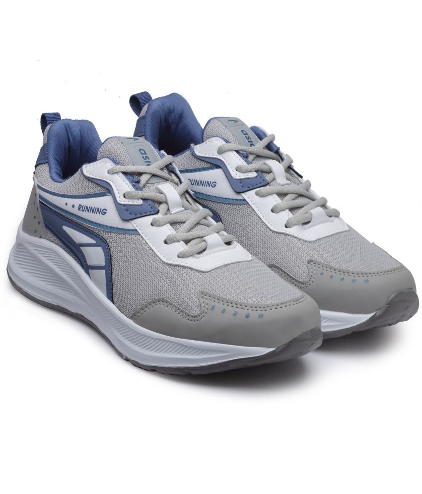     			ASIAN - OSCAR-01 Light Grey Men's Sports Running Shoes
