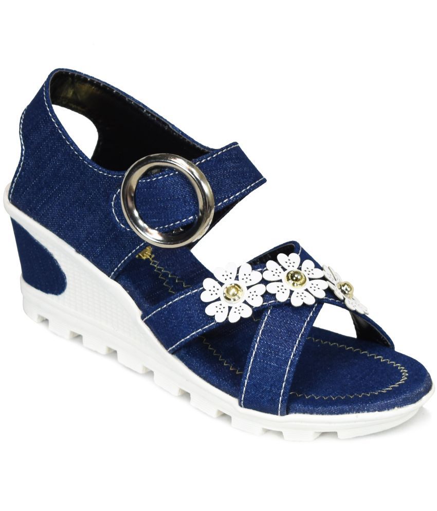     			Dream Makers - Blue Women's Sandal Heels