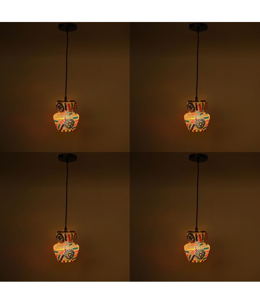     			Somil Glass Ceiling Light Pendant Multi - Pack of 4
