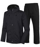 CAMISON Black Polyester Men's Raincoat ( Pack of 1 )