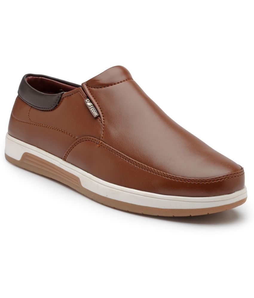     			Action - Brown Men's Slip-on Shoes