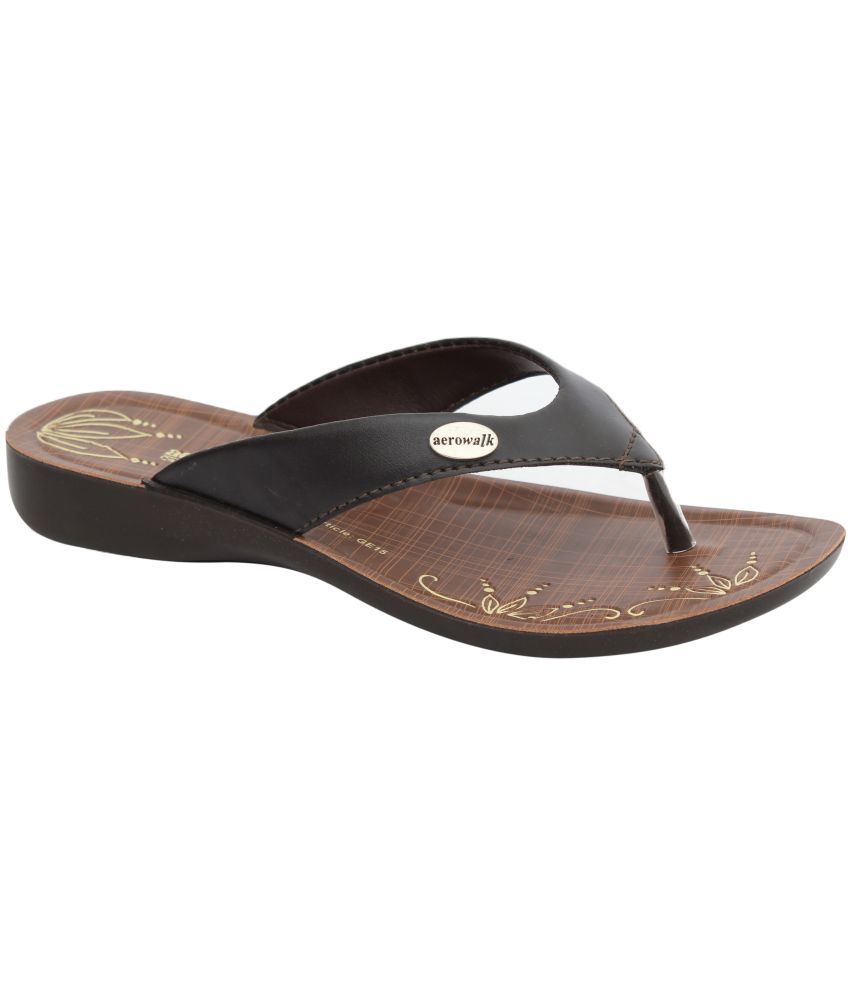     			Aerowalk - BROWN Women's Flats