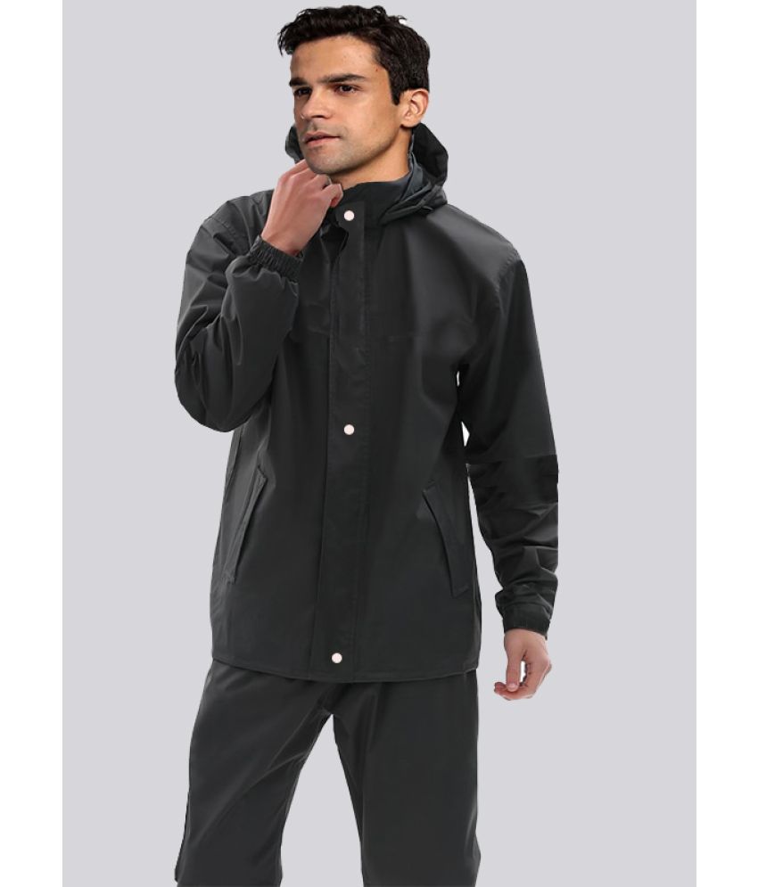     			CAMISON - Black Polyester Men's Rain Suit ( Pack of 1 )