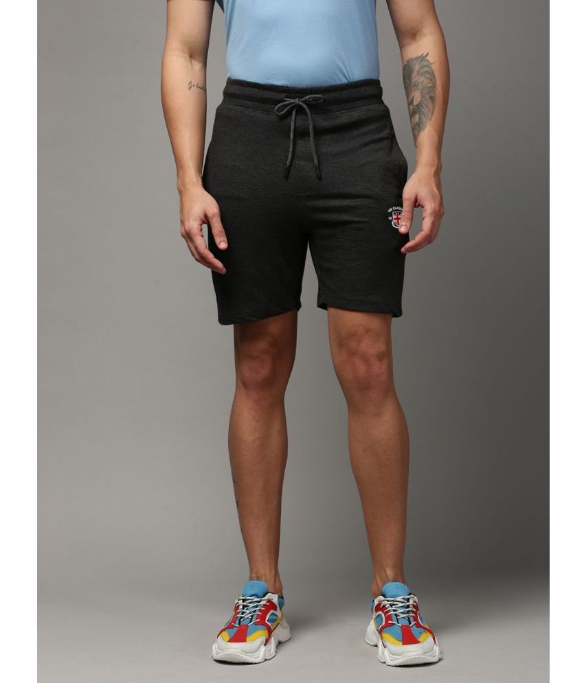     			ONN - Charcoal Cotton Men's Shorts ( Pack of 1 )