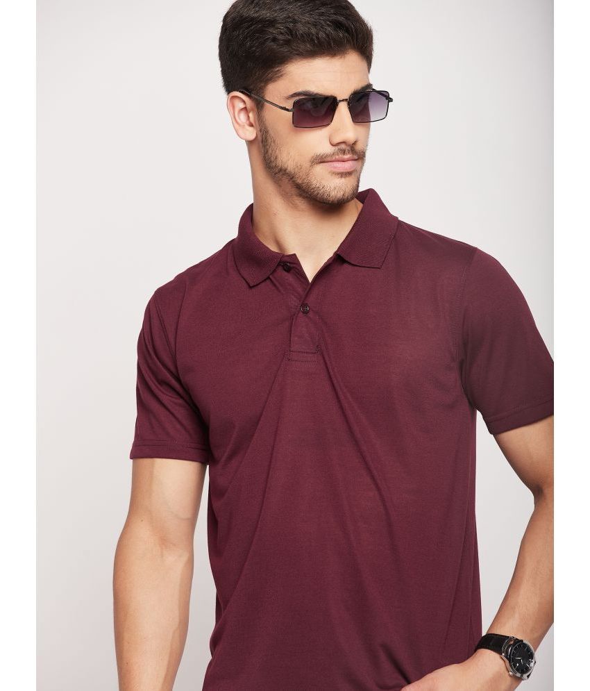     			UBX - Maroon Cotton Blend Regular Fit Men's Polo T Shirt ( Pack of 1 )