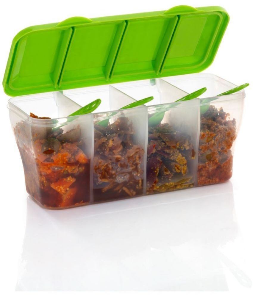     			iview kitchenware - Spice/Masala/Food PET Green Pickle Container ( Set of 1 )